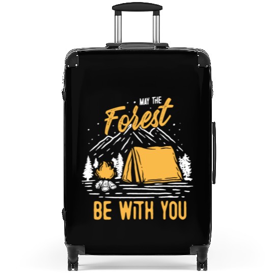 May The Forest Be With You Suitcases