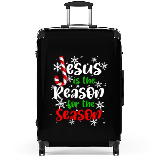 Jesus is The Reason for the Season Candy Christian Suitcases