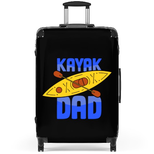 Kayak Dad Kayakist Kayaking Hobby Lover Suitcases
