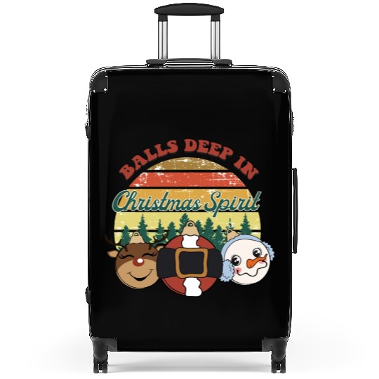 christmas spirit sublimation Suitcases