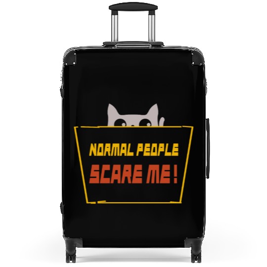 Normal People Scare Me Suitcases
