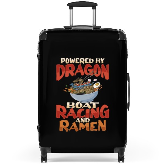 Ramen and Dragon Boat Racing Design for Dragon Suitcases
