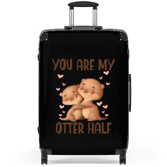 You Are My Otter Half Valentines Day Suitcases