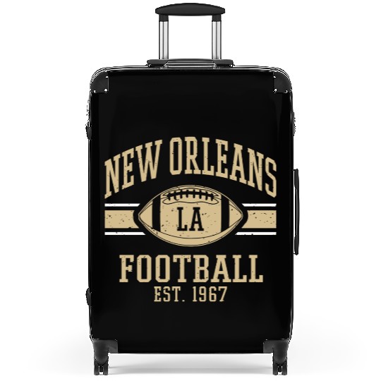 New Orleans Football Vintage Louisiana Nola Saint Suitcases