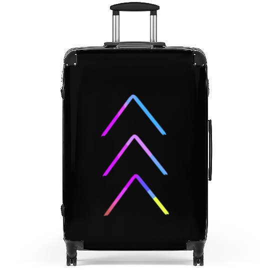 Down Syndrome Awareness 3 Arrow Support Suitcases