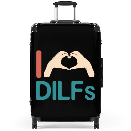 I Love Dilfs Vintage Funny Gift for Incredibly Suitcases