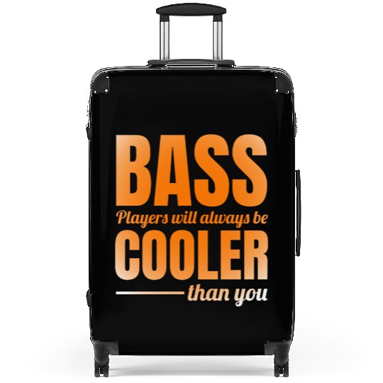 Bass Guitar Player Music Musician Bassist Funny Suitcases