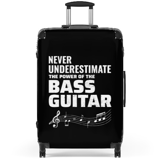 Bass Guitar Player Music Musician Bassist Funny Suitcases