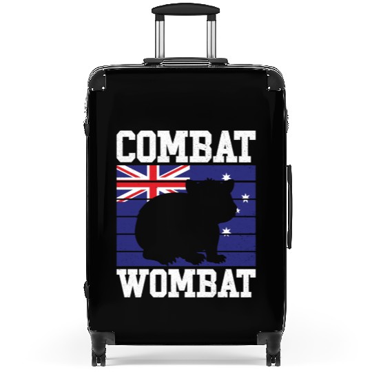 Combat Wombat For A Wombats Lover Suitcases