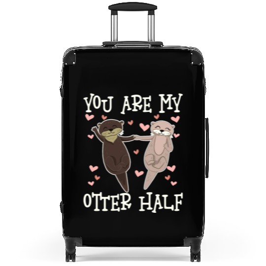 You Are My Otter Half Valentines Day Suitcases