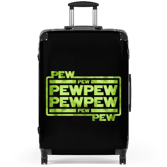 Pew Pew Pew Suitcases