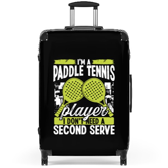 Paddle Tennis Player Match Second Serve Team Suitcases