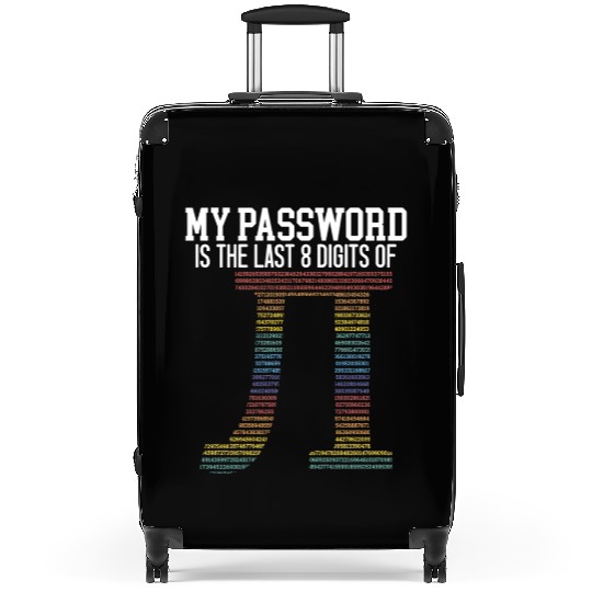 Math Instructor Math Teacher Mathematician Pi Day Suitcases