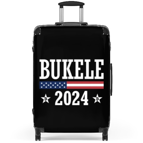 Nayib Bukele 2024 For President Bitcoin Crypto HOD Suitcases