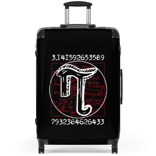 Math Instructor Math Teacher Mathematician Pi Day Suitcases