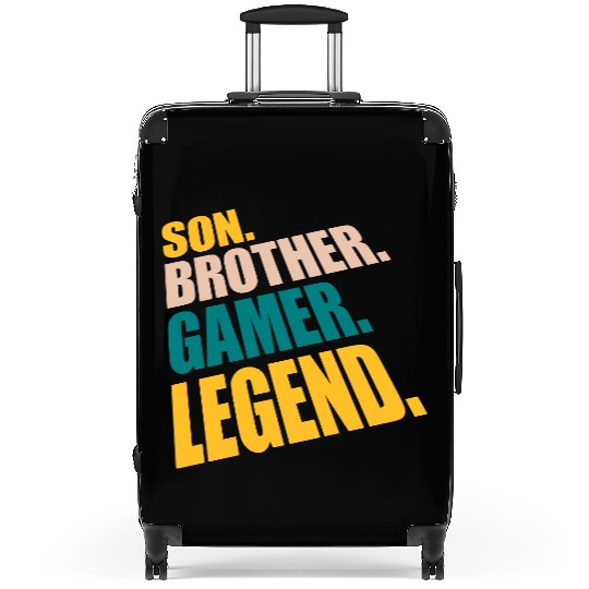son brother gamer legend Suitcases