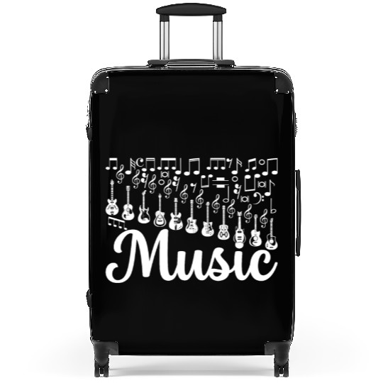 Guitar Music Lover Guitarist Guitar Musician Guita Suitcases