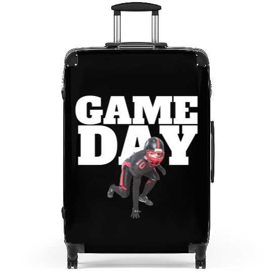 Game Day , Football Suitcases Sunday Funday Suitcases