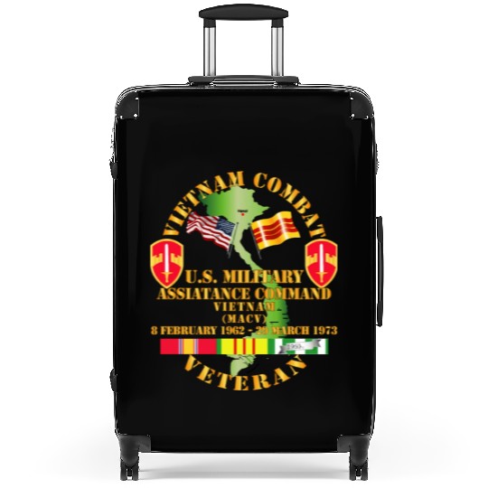 Army Vietnam Combat Veteran US Military Asst Cmd V Suitcases