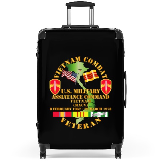 Army Vietnam Combat Veteran US Military Asst Cmd V Suitcases
