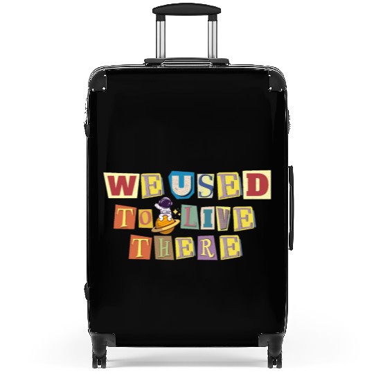 We Used To Live There Cool astronauts on Planets Suitcases