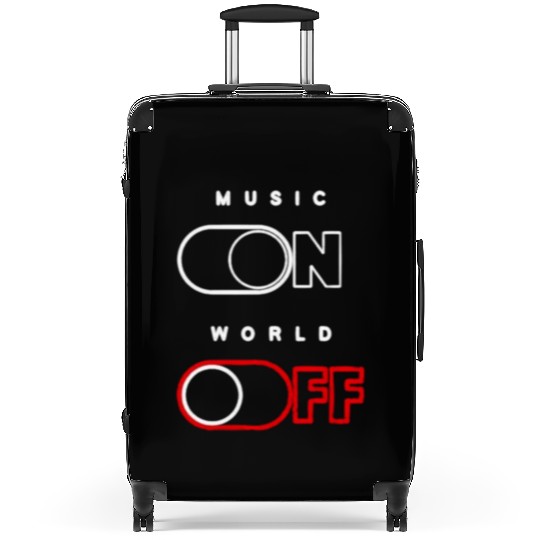 music on world off Suitcases