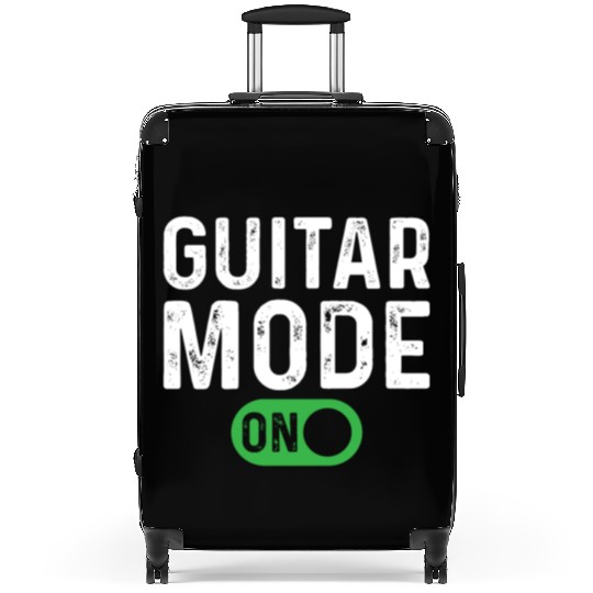 Guitar Mode On - Bass Guitarist Guitar Player Suitcases