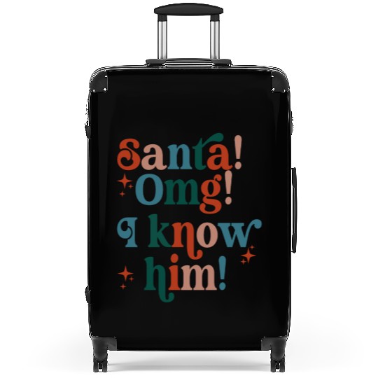 Santa! OMG! I Know Him! Suitcases