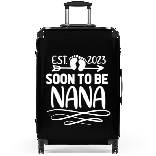 Est 2023 Soon To Be Nana Pregnancy Announcement Suitcases