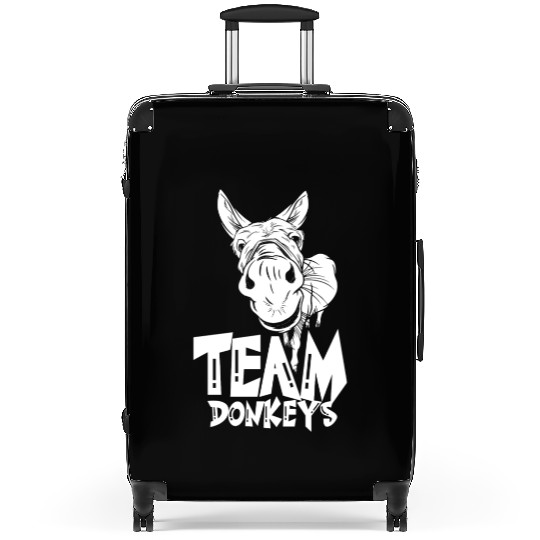 Team Donkeys Farm Animal Donkey Lover Suitcases
