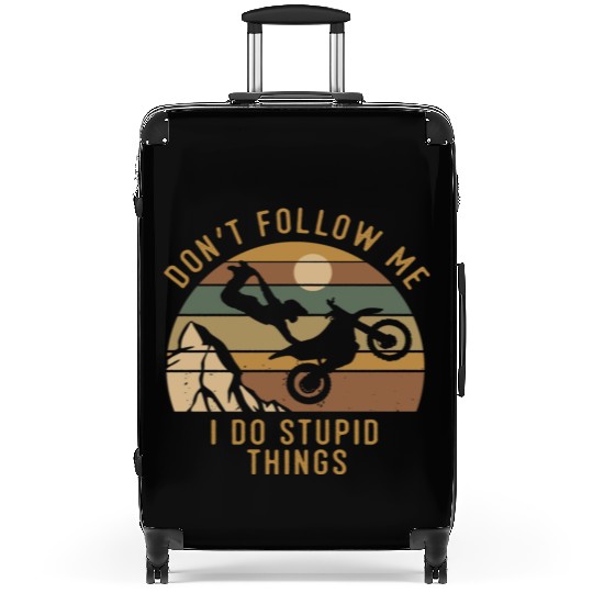 motocross moto dirt biker Suitcases