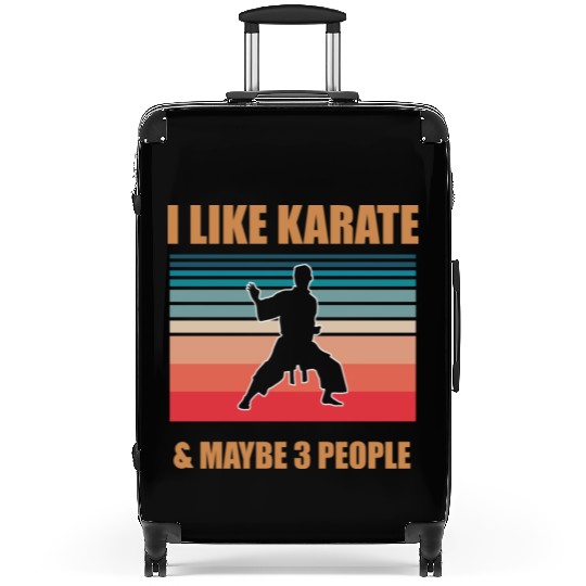 I Like Karate and maybe 3 People Suitcases