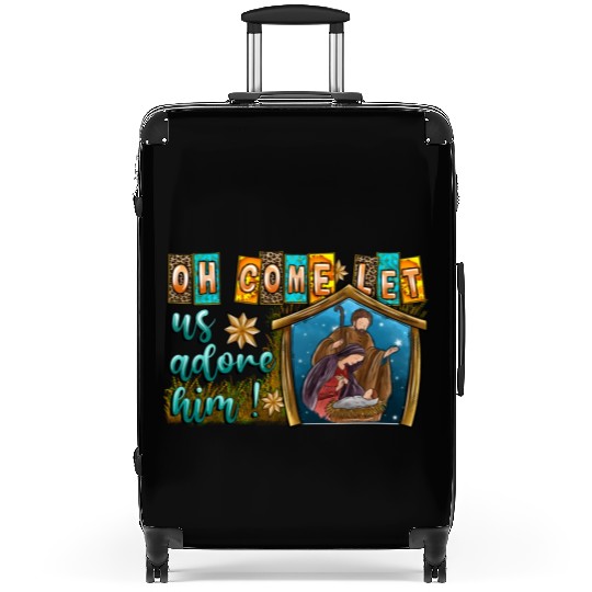 Oh Come Let Us Adore Him Suitcases