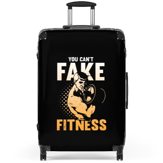 you cant fake fitness Workout Gym Suitcases
