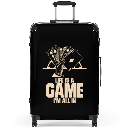 Poker Casino Poker Player Gambling Roulette Suitcases