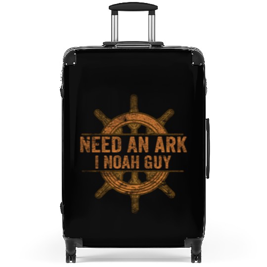 Need an Ark I Noah Guy Christian Pun Suitcases
