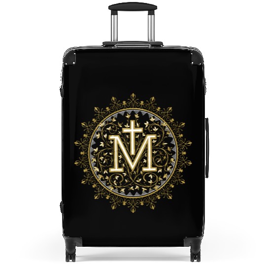 Hail Mary Catholic Our Lady Holy Blessed Ave Maria Suitcases