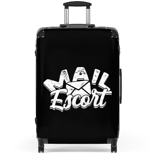 Mail Escort Mail Carrier Postal Worker Postman Suitcases