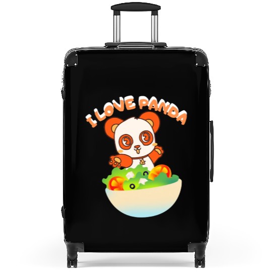 I love panda Suitcases