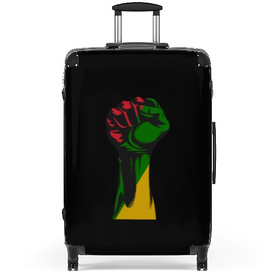 Cool African Ancestry Pride Flag Black History Suitcases
