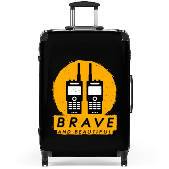 Ham Radio Brave And Beautiful Loves Radio Operator Suitcases