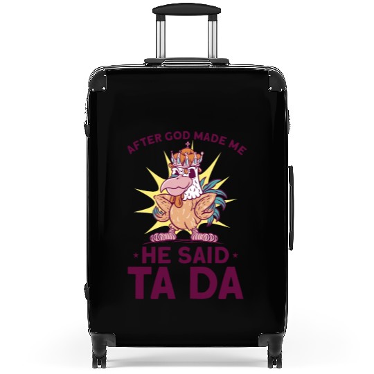 Chicken Farmer Gift Funny Chickens Country Farm Suitcases