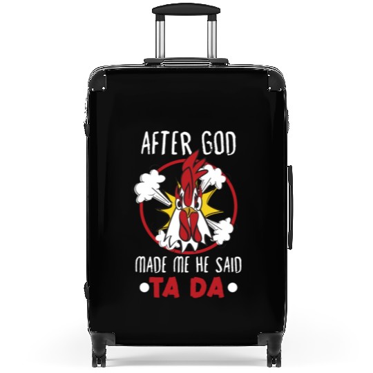 Chicken Farmer Gift Funny Chickens Country Farm Suitcases