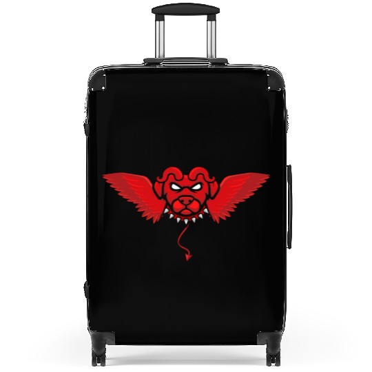 Devil dog Suitcases