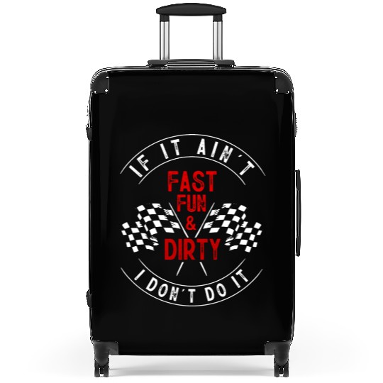 Dirt Track Racing, motocross-biker, motocross Suitcases