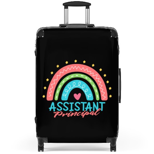 Assistant Principal Back School Teacher Principal Suitcases