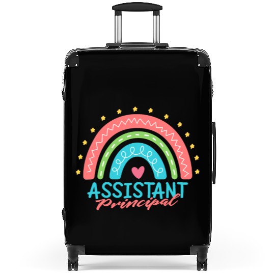Assistant Principal Back School Teacher Principal Suitcases