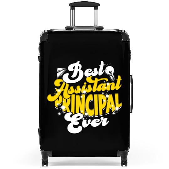 Assistant Principal Back School Teacher Principal Suitcases