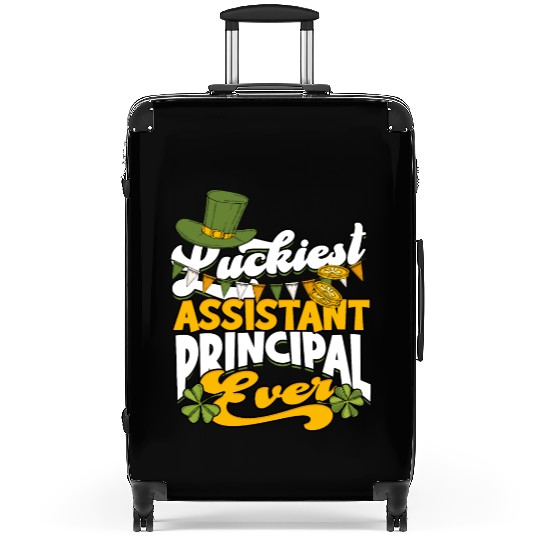 Assistant Principal Back School Teacher Principal Suitcases
