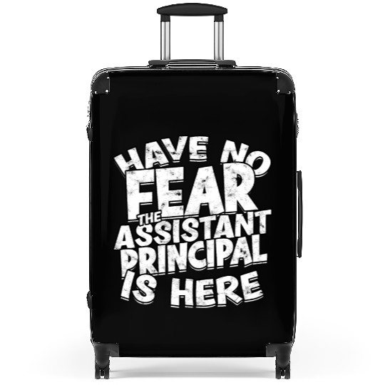 Assistant Principal Back School Teacher Principal Suitcases